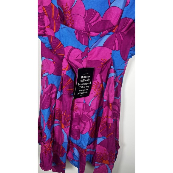 Tuckernuck x Cameran Eubanks Wimberly Floral Edisto Fit & Flare Dress Small NEW - Picture 11 of 15
